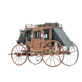 DCD Model Kit Moderate Difficulty Steel Wild West Stagecoach Metal Earth Product for Model Building Tool Kits