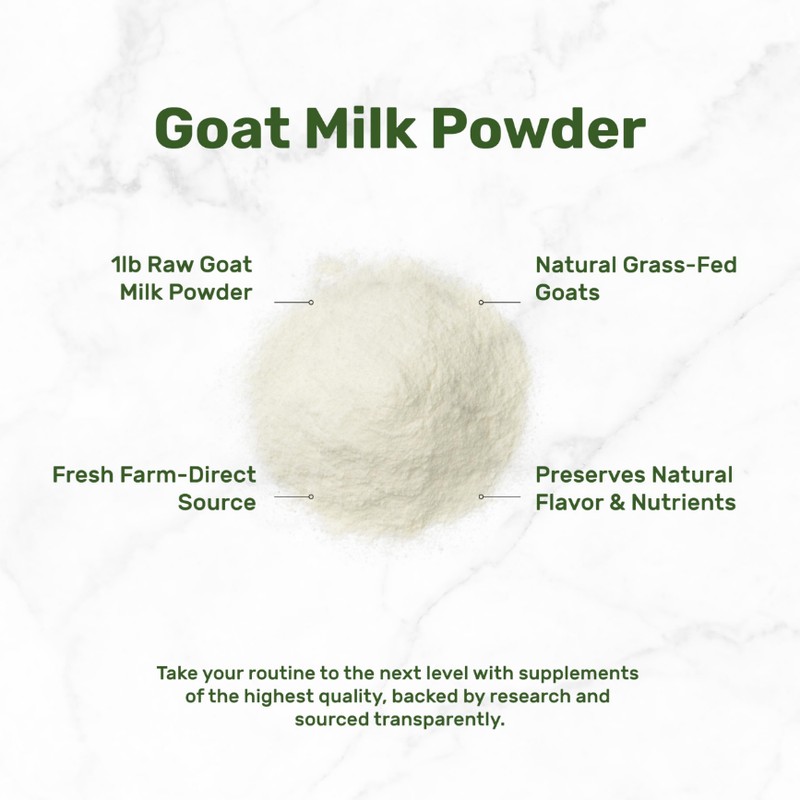 Goat Milk Powder, 1lb – Natural Grass Fed Source from