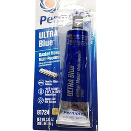 Permatex 81724 Ultra Blue Multipurpose RTV Silicone Gasket Maker - 3.35 oz Tube (77B) (1)