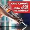 [2 Pack] Polyurethane Windshield Adhesive - Quick Curing & Weather