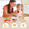 Coogam Wooden Jigsaw Puzzle Set, 6 Pack Animal Shape Color