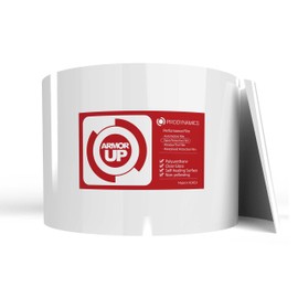 [ARMOR UP] 6"x50" Clear Paint Protection Film8-mil TPU Automotive Protector Wrap for Bumper, Door Bottoms, HOV Stickers, Rocker Protection - UV Protection, Non-Yellowing, Self-Healing