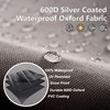 40 lb Propane Tank Cover， With 600D Waterproof, Dustproof, and