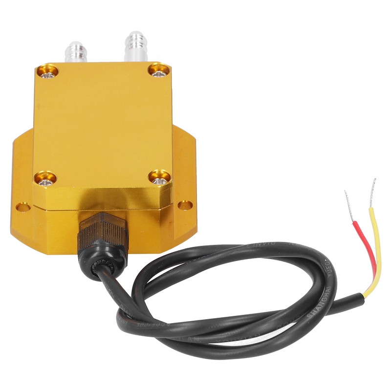 Wind Pressure Transmitter Yellow Micro Pressures Differential Sensor DC24V 4‑20mA0-100kpa