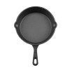 Heavy-Duty Cast Iron Skillet Set 3-Piece Pre-Seasoned Chef's Pan with
