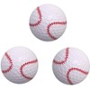 funny golf balls (baseball set of 3)