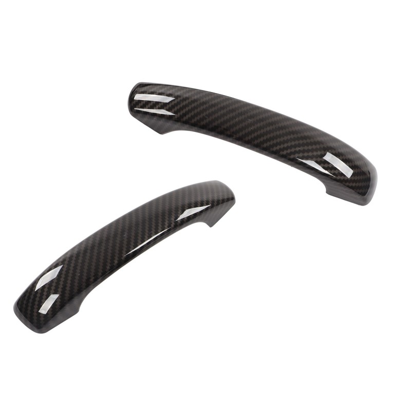 Car Exterior Door Handle Cover Carbon Fiber Style Replacement for