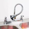Prez Grifo Mezcladora Fregador Llave Inoxidable Flexible Sp-80094