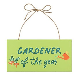 Something Different IG_15831 Hanging Sign Year | in The Garden | 1pc. 120g, Yellow Green