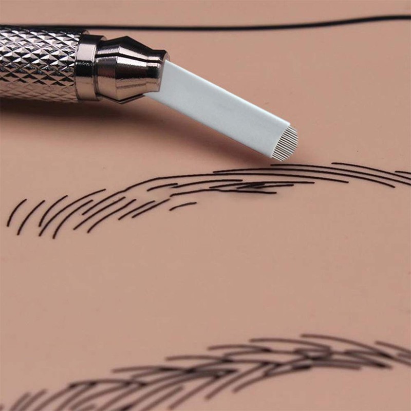 Pinkiou Eyebrow Tattoo Microblading Pen for Permanent Makeup Needles.