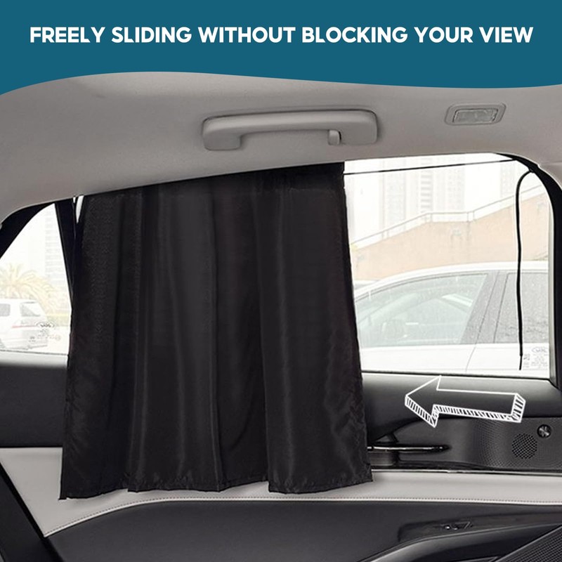 Car Divider Privacy Curtains, 6 Pcs Universal Car Seat Partition