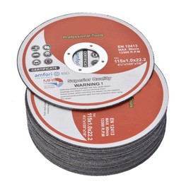 Cut Off Wheels 100 Pack 4-1/2 x 1/25 x 7/8 Inch Metal and Stainless Steel Cutting Discs for Angle Grinders