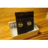 NASCAR: #1 Pair Racing Earrings Enameled Gold Tone Checkered Race