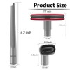 3 Packs Upholstery Tool,Crevice Tool and Dust Brush Compatible with