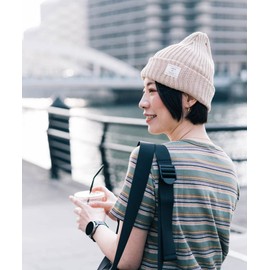 Nakota Cotton Knit Hat, Tagless, Knit Cap, Made in Japan, Hat, Men's, Women's, Winter, Snowboarding, Stylish, Cute, Colorful, Soft, Mountain Climbing, Outdoors, Women's, Winter, Mando Beige, Free size