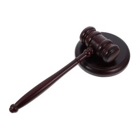 DIYEAH 1 Juego Martillo De Juez De La Corte Trajes De Juego De Rol De Jueces Accesorio De Martillo Para Juez Mazos De Disfraz De Juez Niños Juez Martillos Juguete Ley De Madera