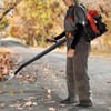 KOLHGNSE Backpack Leaf Blower Gas Powered 63.3cc 2-Stroke Engine 315ft/s