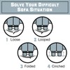 Couch Clamp Pro Heavy Duty Couch Connectors for Sliding Sofas