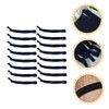 Gatuida Men's Elastic Hair Ties 30pcs No Crease Knotted Hair