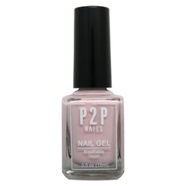 P2P Nails Vegan Nail Gel Polish - Natural Shine Scratch Free Gel Polish - Quick Dry Nail Polish - Smooth Texture Nail Gel in Vibrant Colors (Cotton Candy)