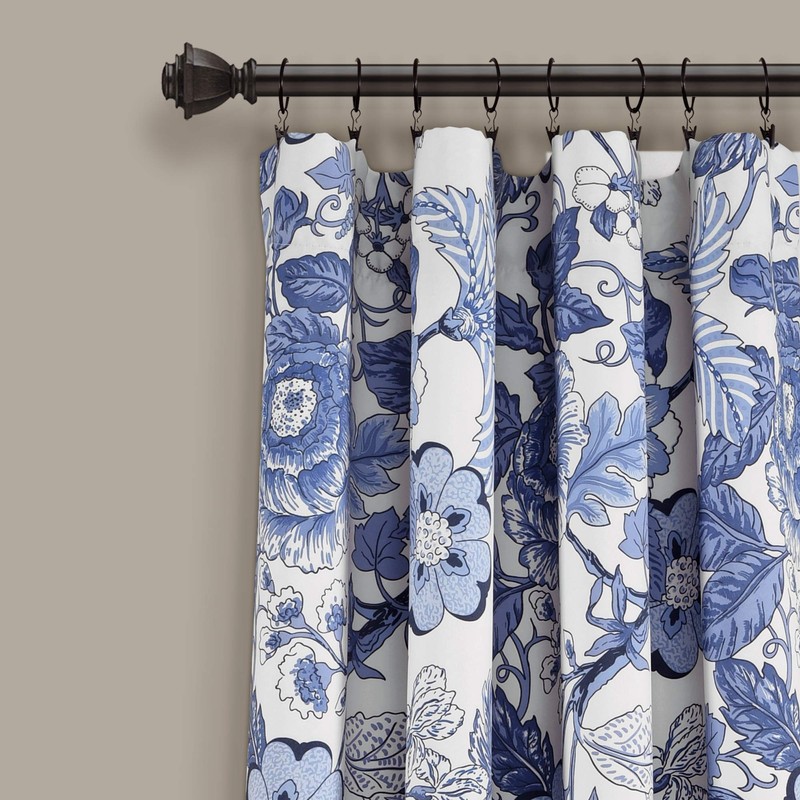 Lush Decor Sydney Light Filtering Window Curtain Panels, Pair, 52"