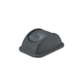 Rectangular Free-Swinging Plastic Lids, Black