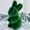 Haobase 2Pcs Easter Bunny Figurine Easter Party Decorations Foam Easter