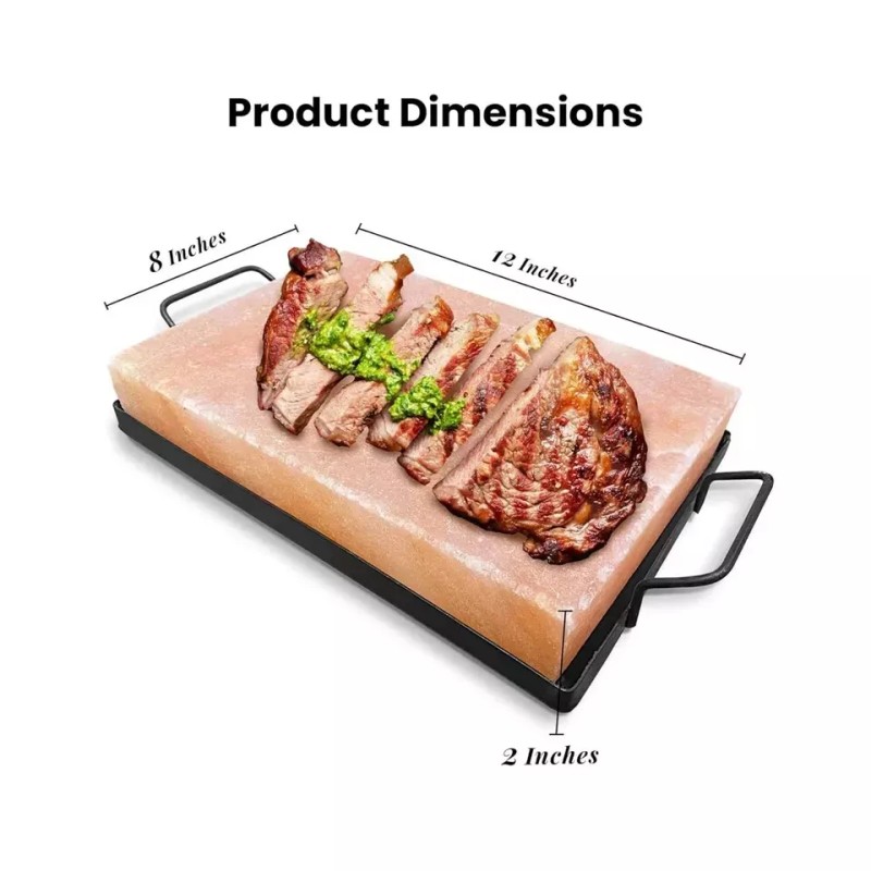 Pink Salt Wall 2 Salt Cooking Block Chef's Choice 12x8x2