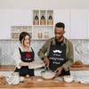 Rosoz 2-Piece Funny Kitchen Apron Set, Bridal Shower, Engagement, Wedding