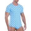 Landofgenie Mens Onesie Short Sleeve Pajamas One Piece Romper Basic
