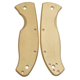 Flytanium Brass Scales for Tenacious Knife
