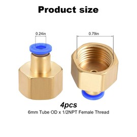 VIVIIHOO Pneumatic Connector Coupling 1/2 Inch Hose Connection & Hose Connector 6 mm, Compressed Air Quick Coupling 1/2 Inch with Hose Nozzle 1/2 Inch, Industrial Quality