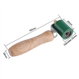 Fdit 40mm Silicone Hand Pressure Roller High Temperature Resistant Seam Roller Roofing PVC Welding Tool