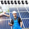 ZIOYA Pack of 8 Solar Panel Brackets, 30 mm Solar