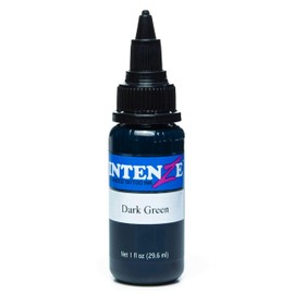 Intenze Dark Green Tattoo Ink 1oz
