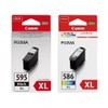 Canon PG-595XL High Yield Black & CL-586XL Colour - Ink