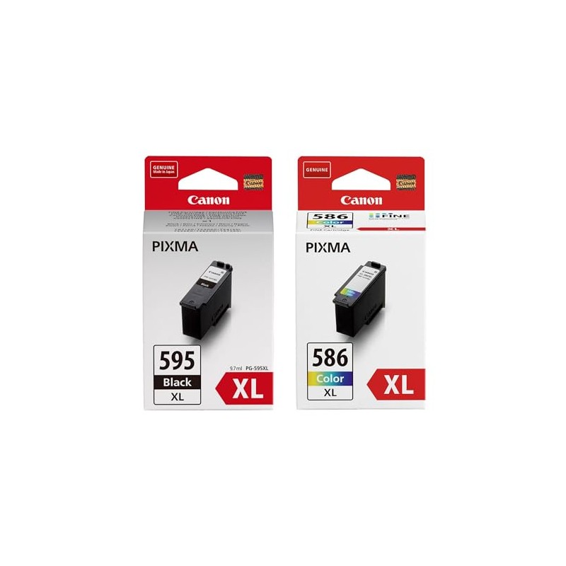 Canon PG-595XL High Yield Black & CL-586XL Colour - Ink