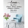Inspirational Bible Verse Wall Decal Sticker, Love Joy Peace Patience