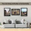 VCK 20x30 Poster Frame - Black, Textured Wood Picture Frames