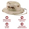 Rothco Rip Stop Boonie Hat, Tri Color Desert, 7