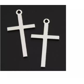 Fashion Jewelry small CROSS JESUS RELIGIOUS PRAY CHRISTIAN pendant German Silver 20" Necklace