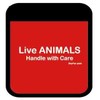 DryFur Pet Carrier Comfort Grips - Live Animals (Red)