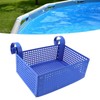 Pool Hanging Storage Basket Adjustable Support Rods Removable Toy Basket