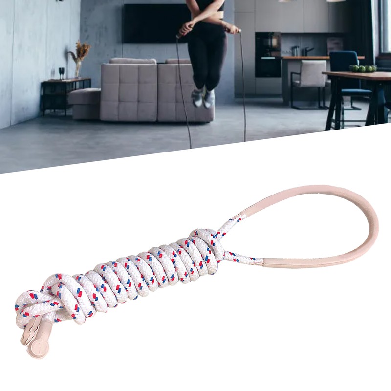 2Pcs Jump Rope Handleless Exam Skipping Rope for Kids Children