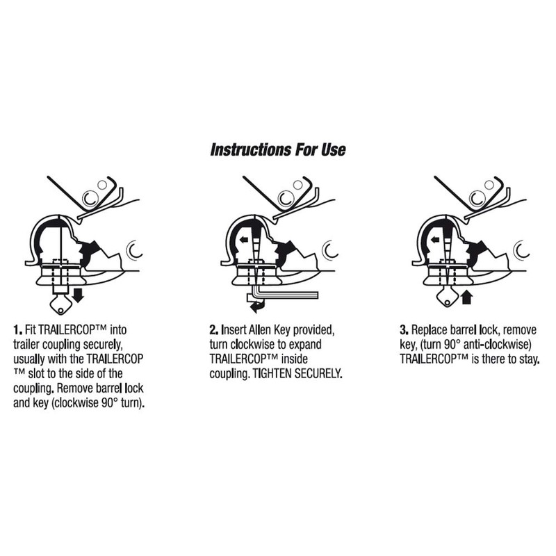 Maypole 279 Trailer Hitch Lock