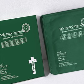 Iancell Safe Mask Cotton 100 1BOX (42gx5 sheets) / 이안셀 세이프 마스크 코튼 100 1BOX (42gx5매)