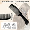 FufuHalo 100 Pack Hair Brush and Comb Set,Individually Wrapped