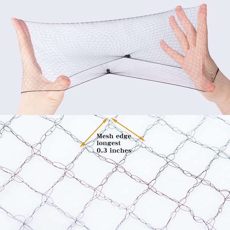 WeKen Black Hair Nets,20 Pcs 28" Elasticity Invisible Elastic Mesh