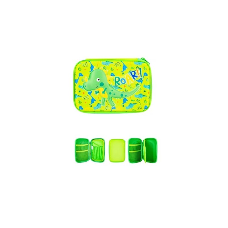 William Lamb Green Dino Roar Pencil Case 23cm
