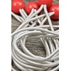 SE 8" White/Red Bungee Stretch Cords with Balls (100 Count)